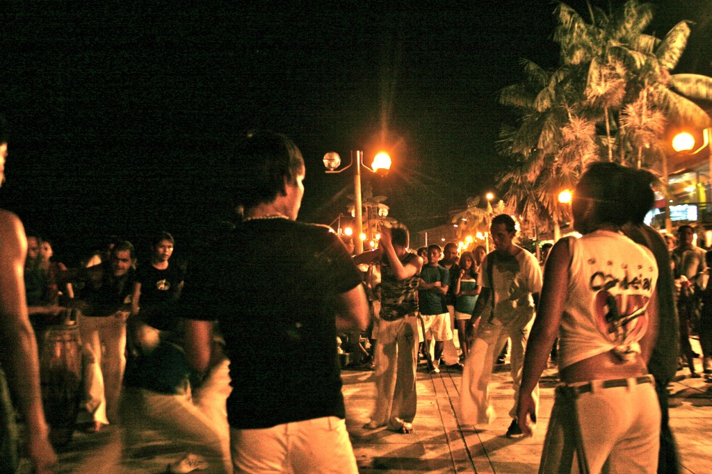 kids dancing Capoeira, iquitos, Peru - image by Sam Slovick