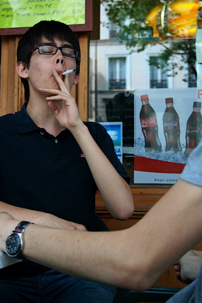 Showing off with smoke #4 - / Paris Paris -  image by Sam Slovick