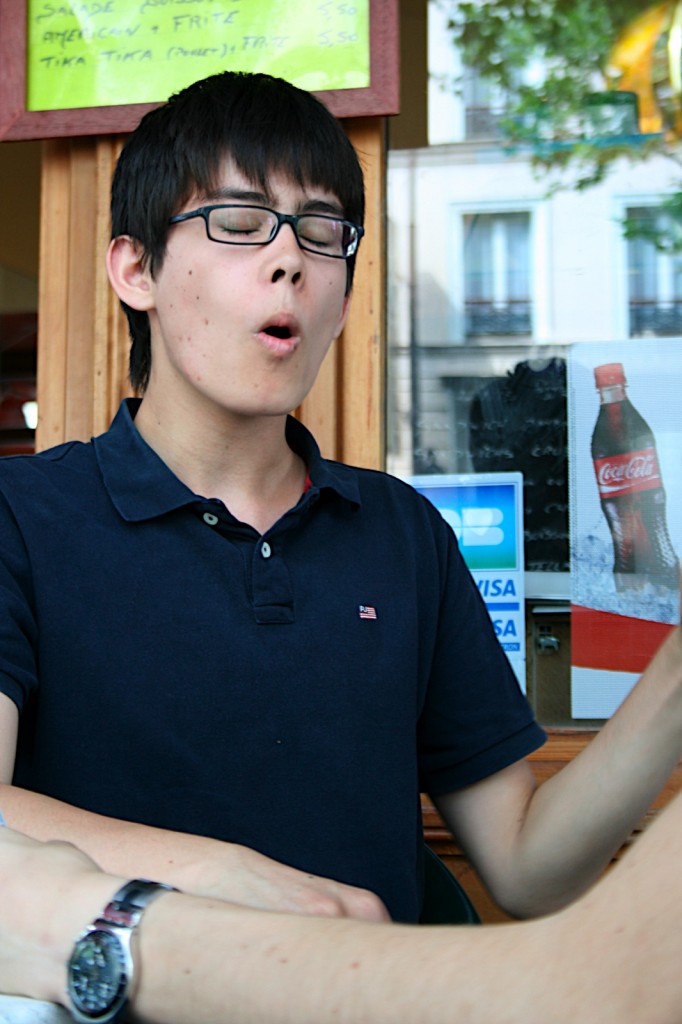 Showing off with smoke #3 - / Paris -  image by Sam Slovick